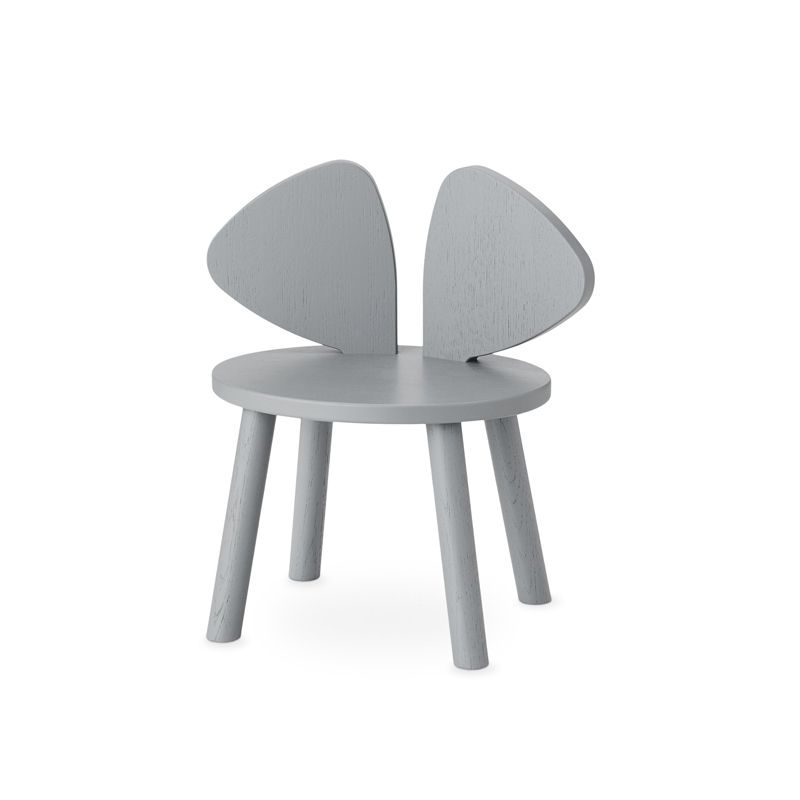Chaise enfant MOUSE 2 à 5 ans Gris