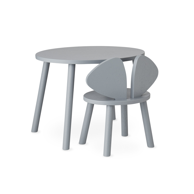 Chaise enfant MOUSE 2 à 5 ans Gris