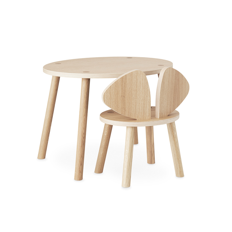 Chaise enfant MOUSE 2 à 5 ans Chêne