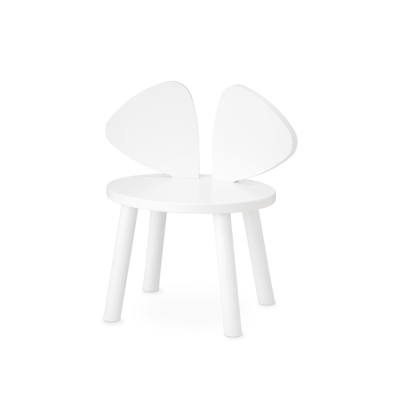 Chaise enfant MOUSE 2 à 5 ans Blanc