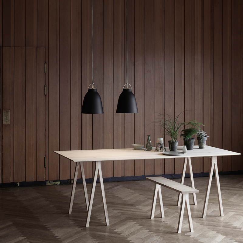CARAVAGGIO P2 Noir mat/ câble gris