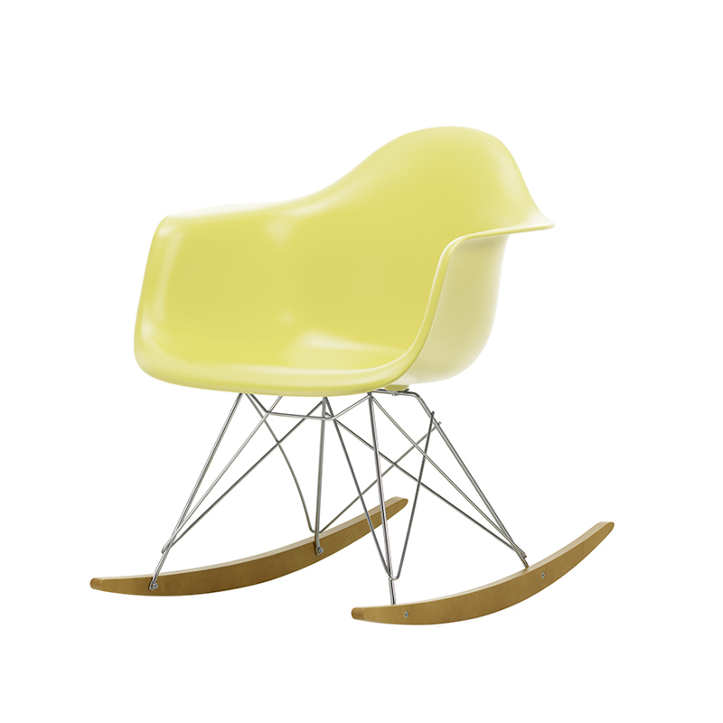 EAMES PLASTIC ARMCHAIR RAR Citron RE