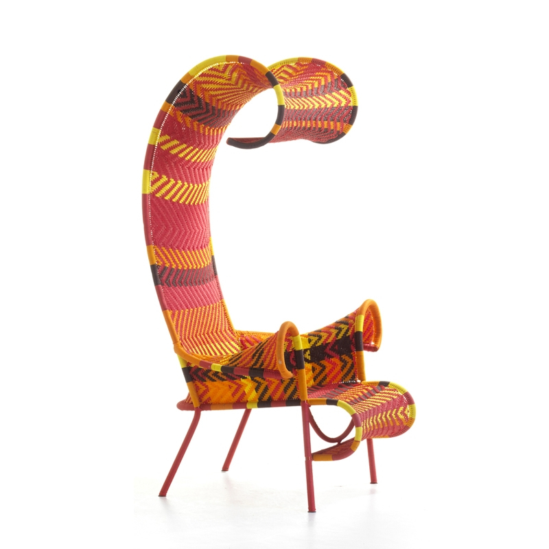 M'AFRIQUE - SHADOWY Red, orange, yellow