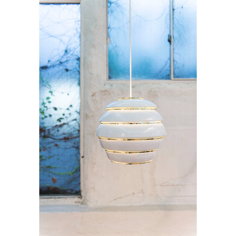 A331 BEEHIVE Blanc/ laiton