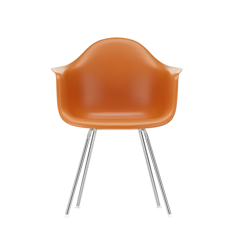 EAMES PLASTIC ARMCHAIR DAX Orange rouille RE