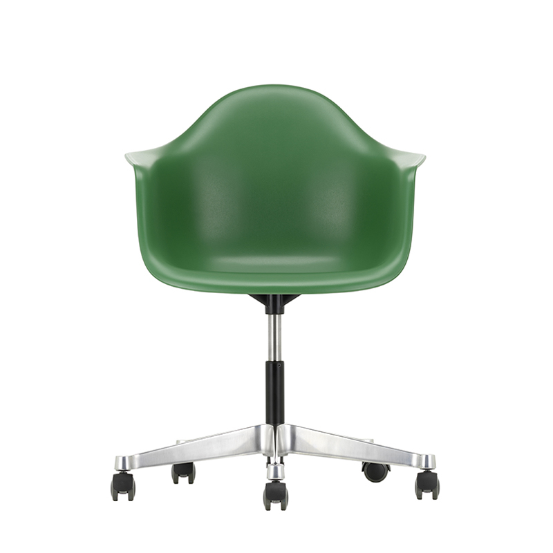 EAMES PLASTIC ARMCHAIR PACC Emerald green RE