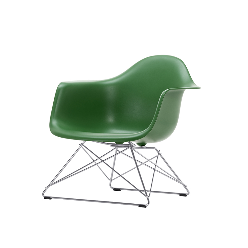 EAMES PLASTIC ARMCHAIR LAR Emerald green RE