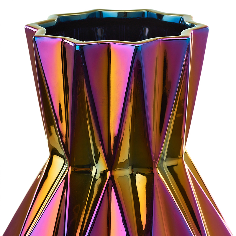 Vase OILY FOLDS S Multicolore 
