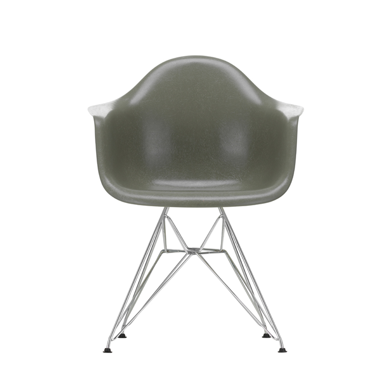 EAMES FIBERGLASS ARMCHAIR DAR Terre d'ombre Eames