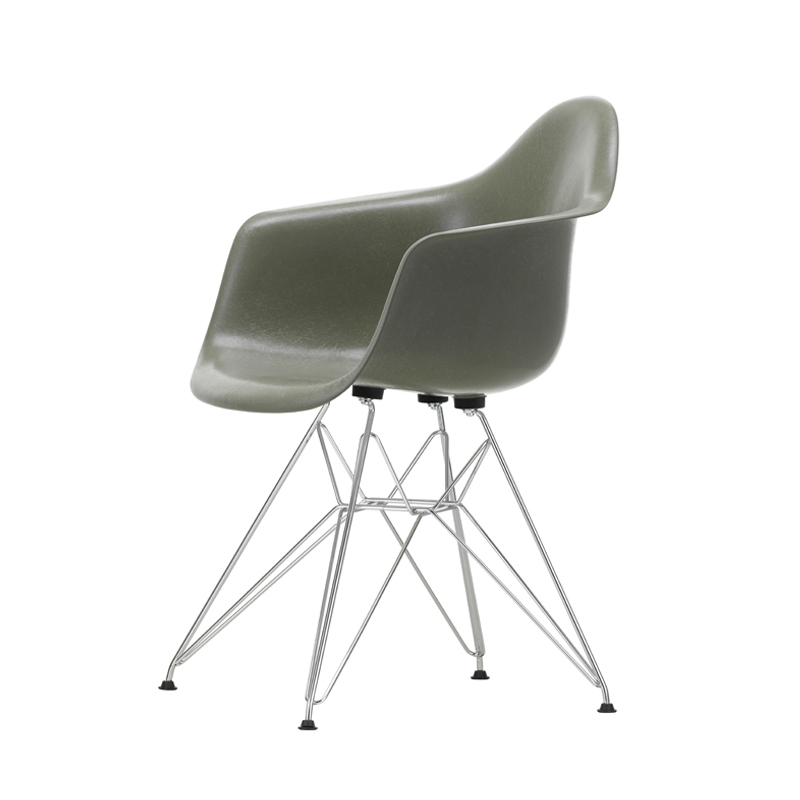EAMES FIBERGLASS ARMCHAIR DAR Terre d'ombre Eames