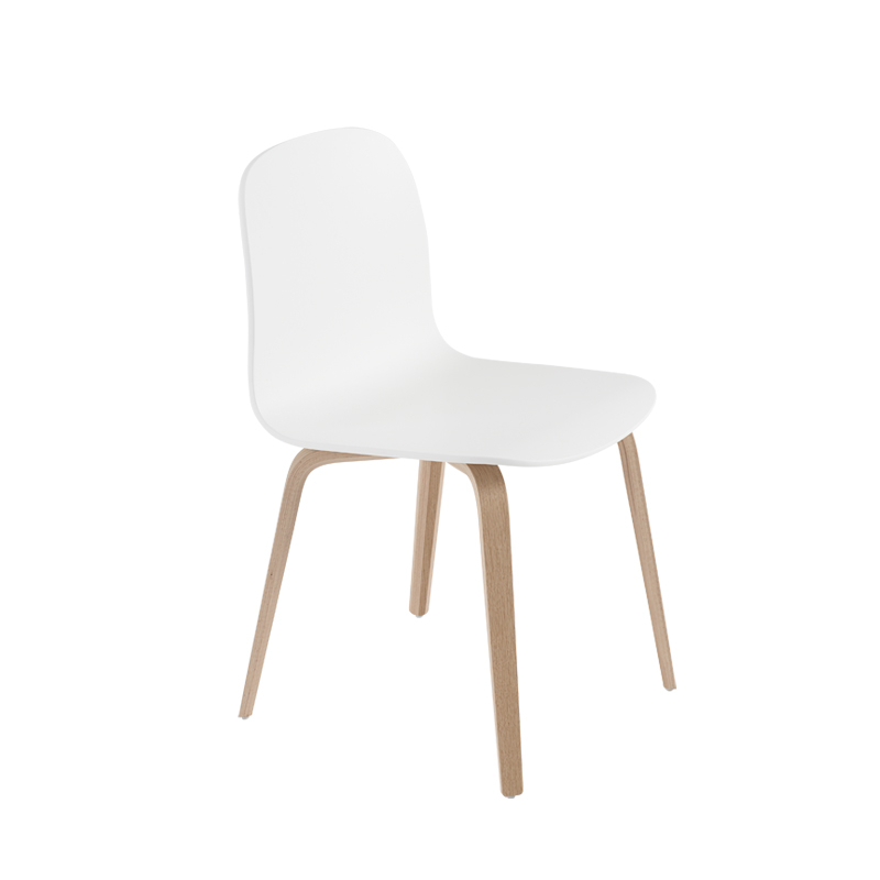 VISU pieds bois Blanc/ chêne