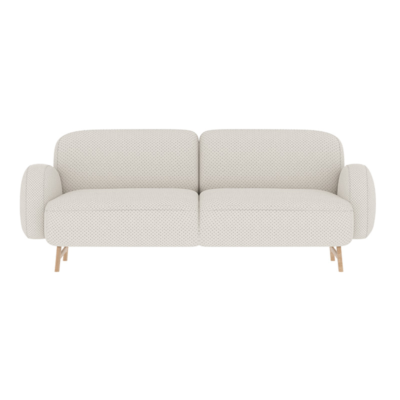 AUGUSTE 3 Places Gris perle