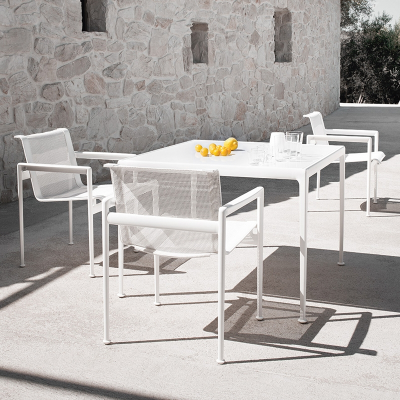 SCHULTZ DINING ARMCHAIR White