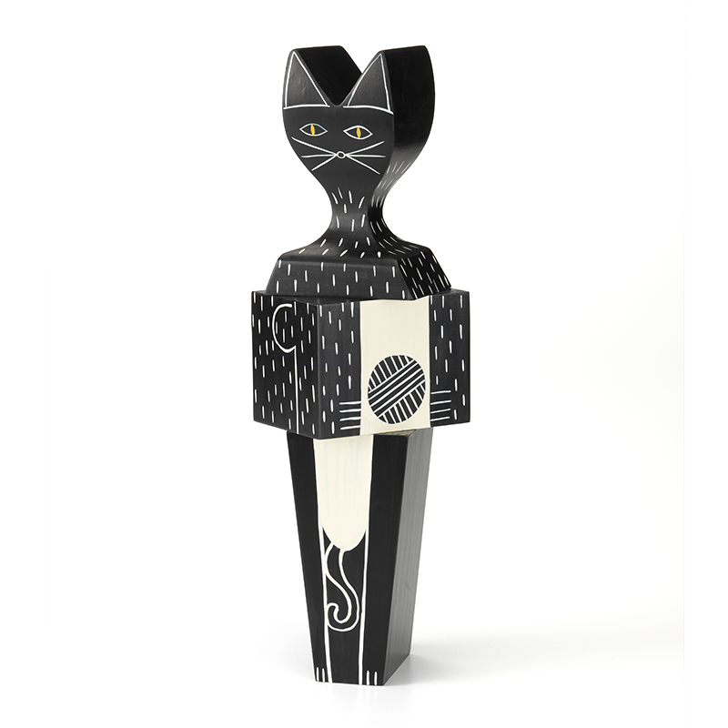 WOODEN DOLL CAT Large
