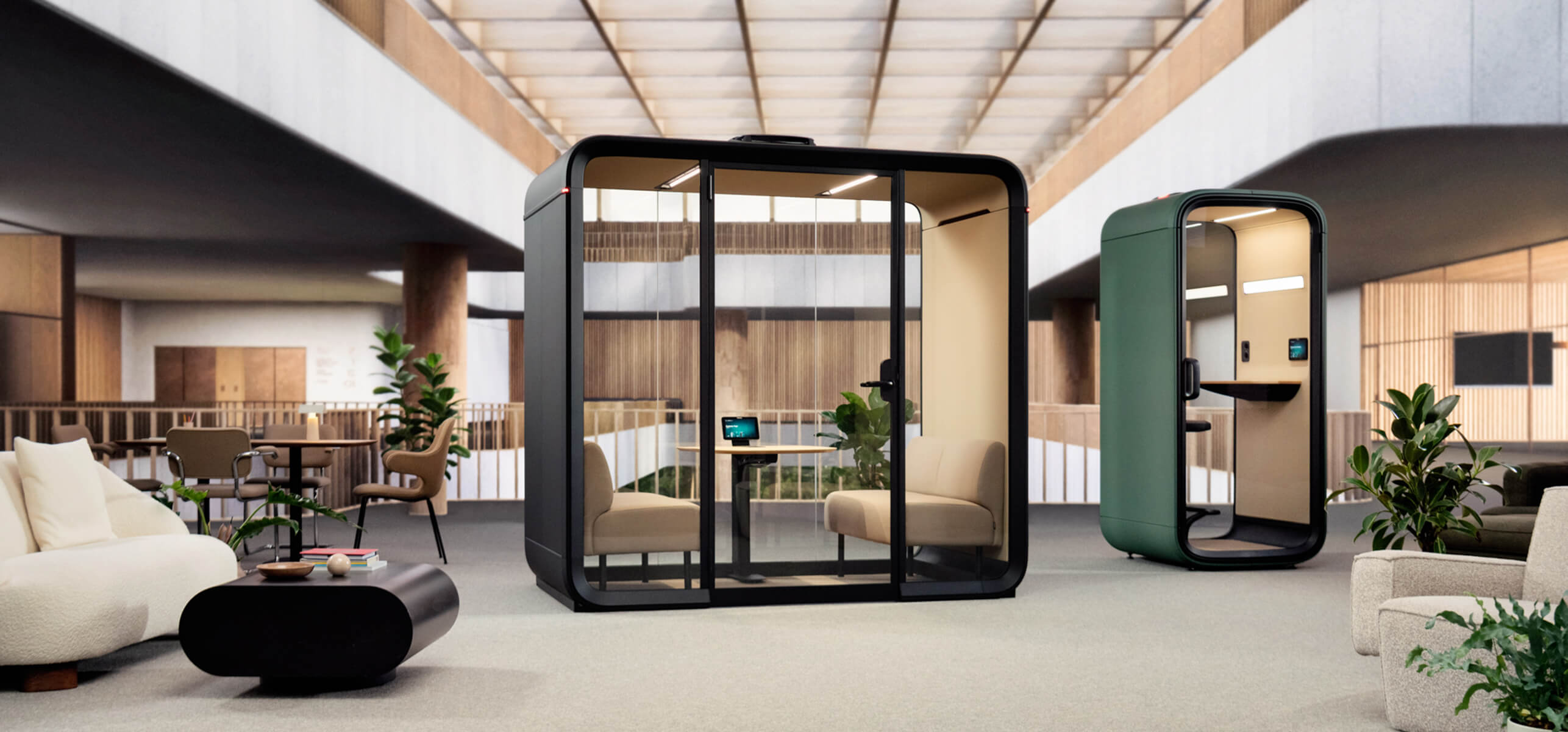 Acoustic pod rental